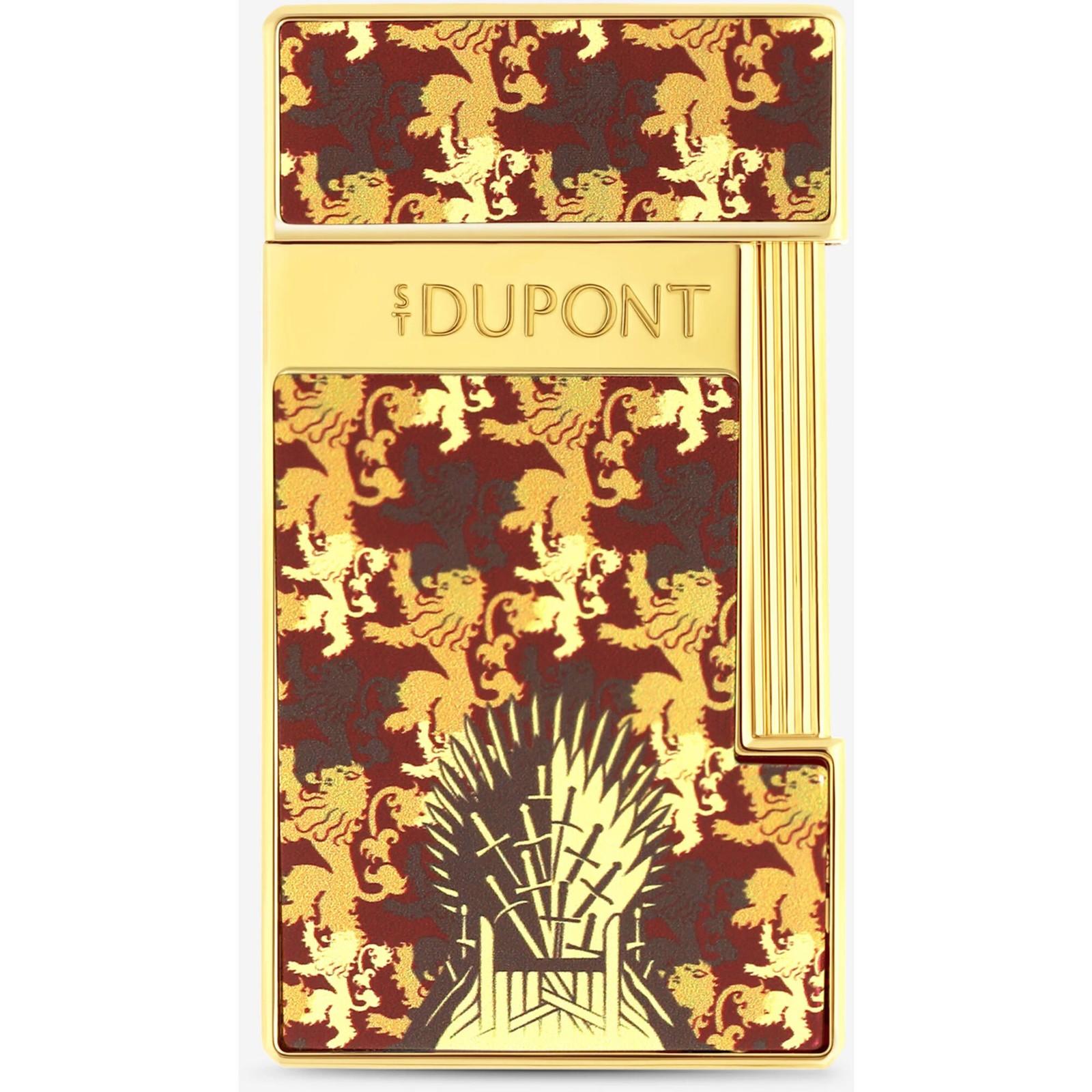 S.T. Dupont Lighter Slimmy Game of Thrones Lannister Gold Lacquer Finish 28111