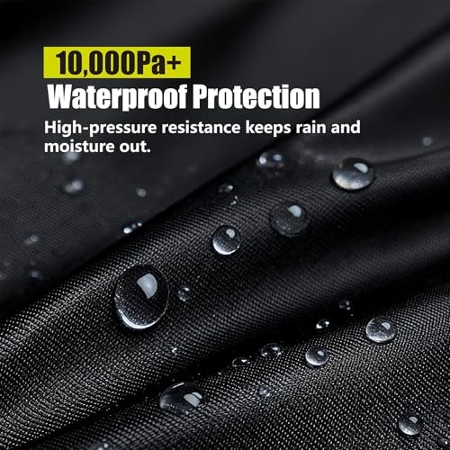 YSAPCE Motorcycle Cover 600D Waterproof for Harley Davidson Touring Side Box