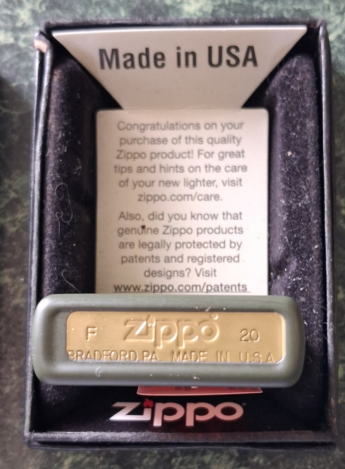 Zippo Windproof Lighters Lot of 3 Made in USA w/ Boxes