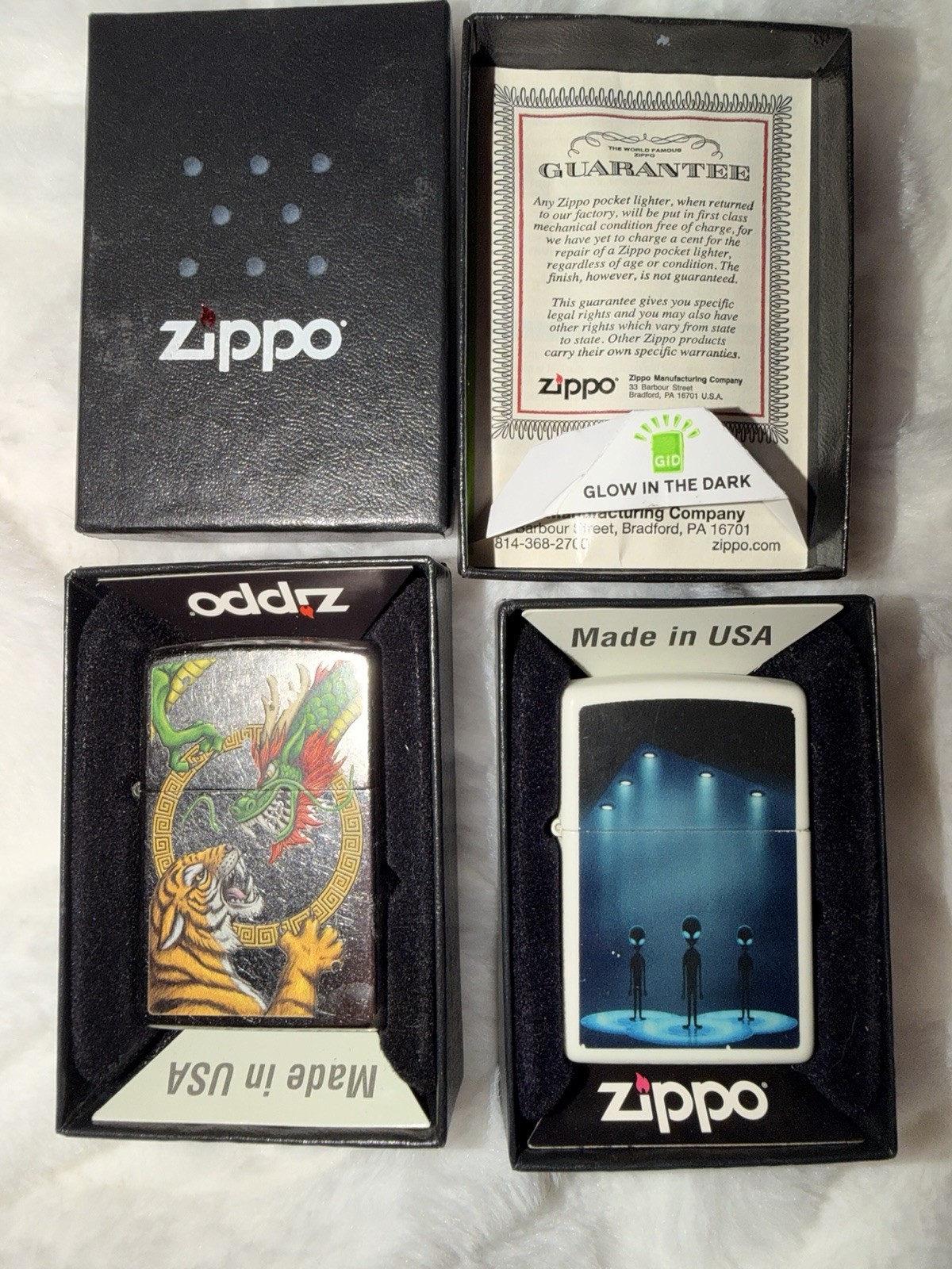 Zippo Dragon & Tiger Design Lighter, Animals Theme Chinese Dragon & Tiger