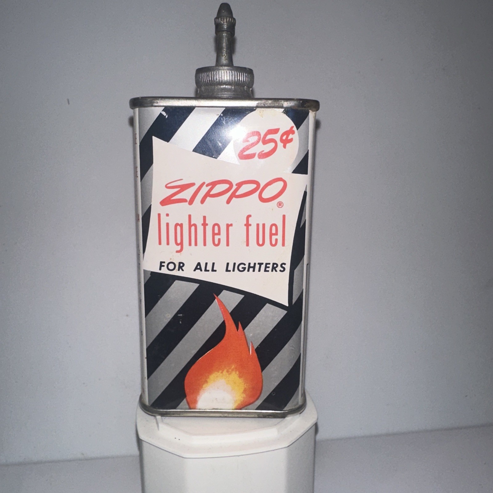 1959 FORD Engraved Zippo Lighter 3pc Set W/ Box Brushed Chrome Excellent RARE