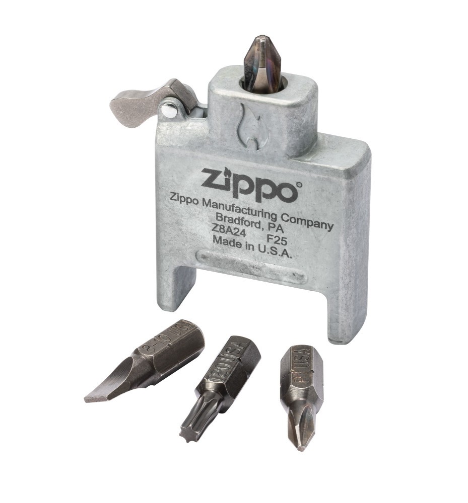 Zippo Bit Safe Screwdriver with Classic Black Crackle® Case, 236-000421