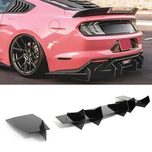 Rear Bumper Diffuser for Ford Mustang GT W/Quad For Quad Exhaust Version