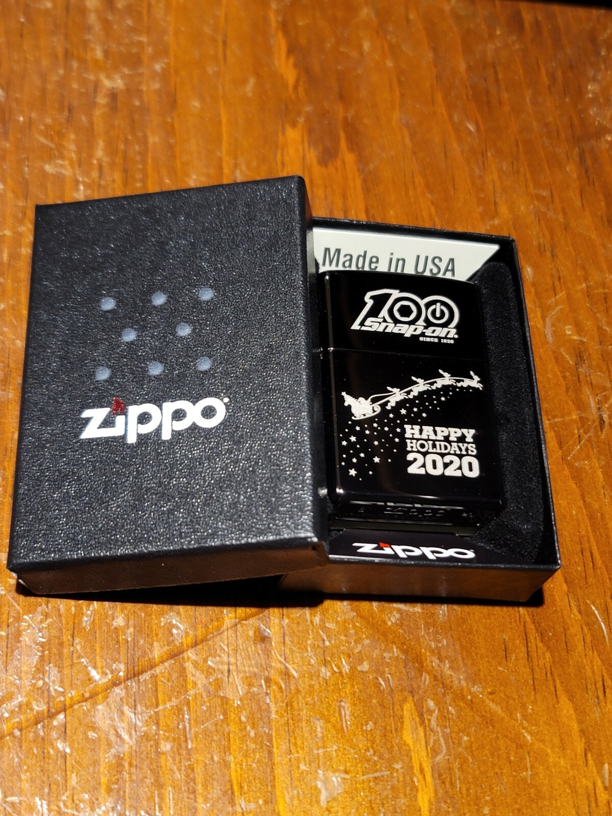 Snap-On™ ZIPPO™ 100th Anniversary Happy Holidays Lighter 271 of 500 Collectable