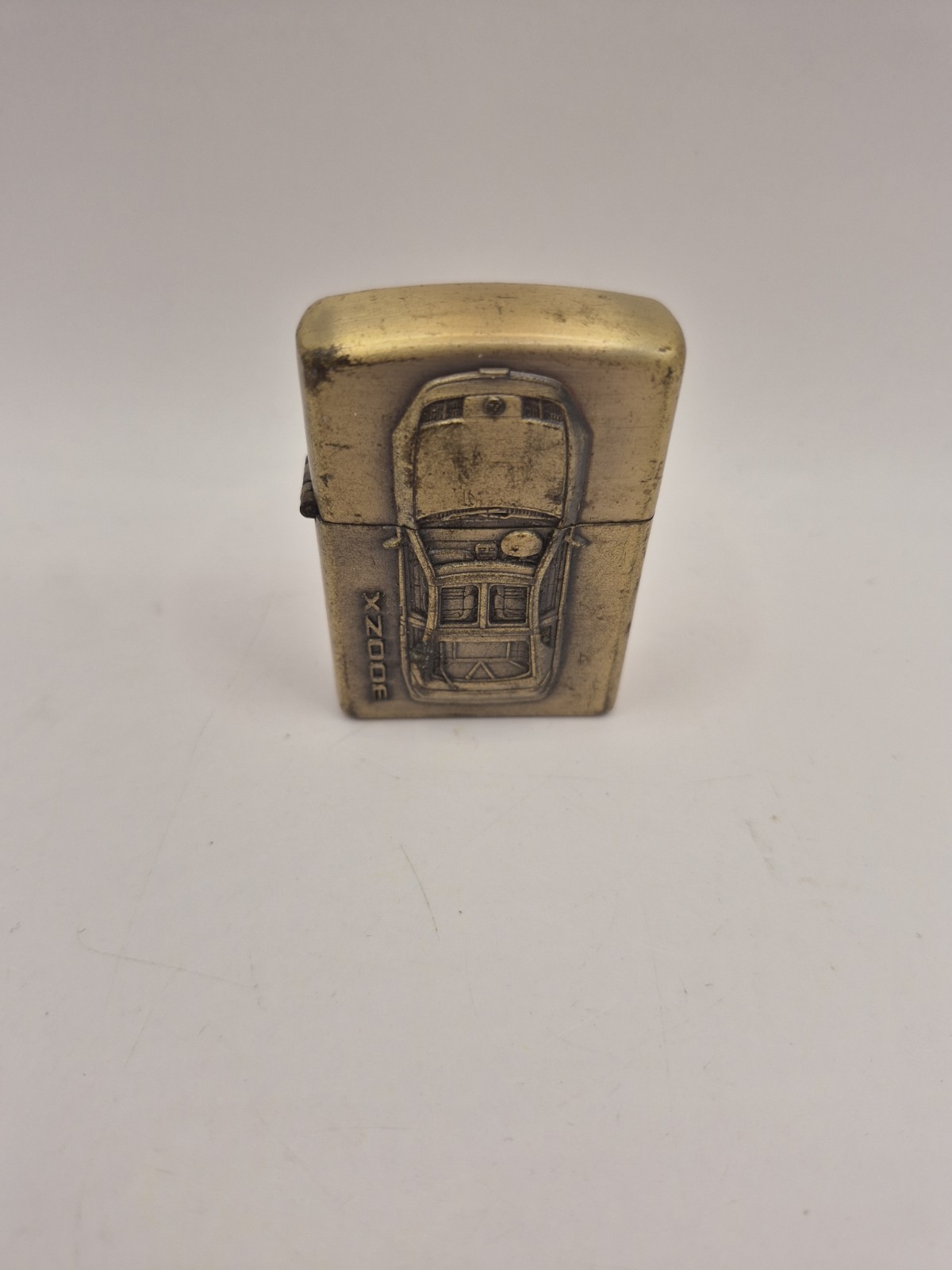 Vintage Zippo Nissan 300ZX Z32 Fairlady Z Lighter Brass Japanese Katakana JDM