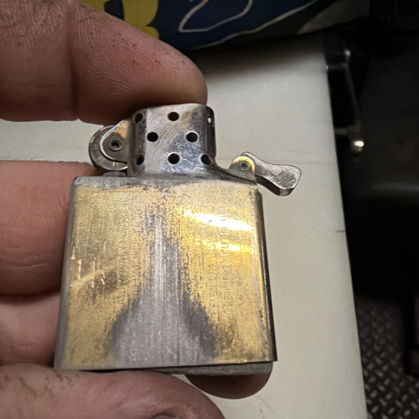 Vintage 1932-1989 Solid Brass Zippo Lighter