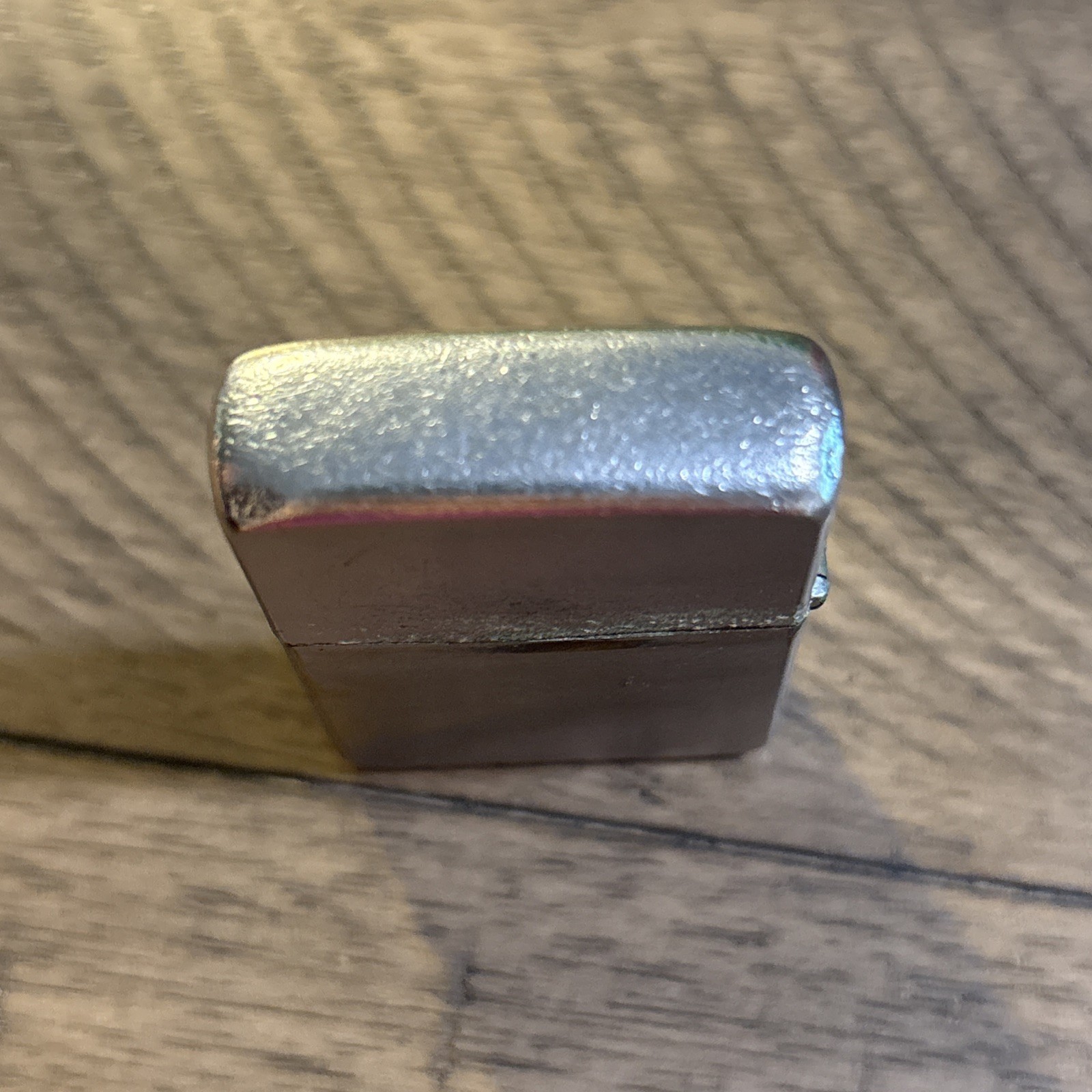 Vintage Pre-Owned 2517191 Zippo Cigarette Lighter Plain Street Chrome 1958