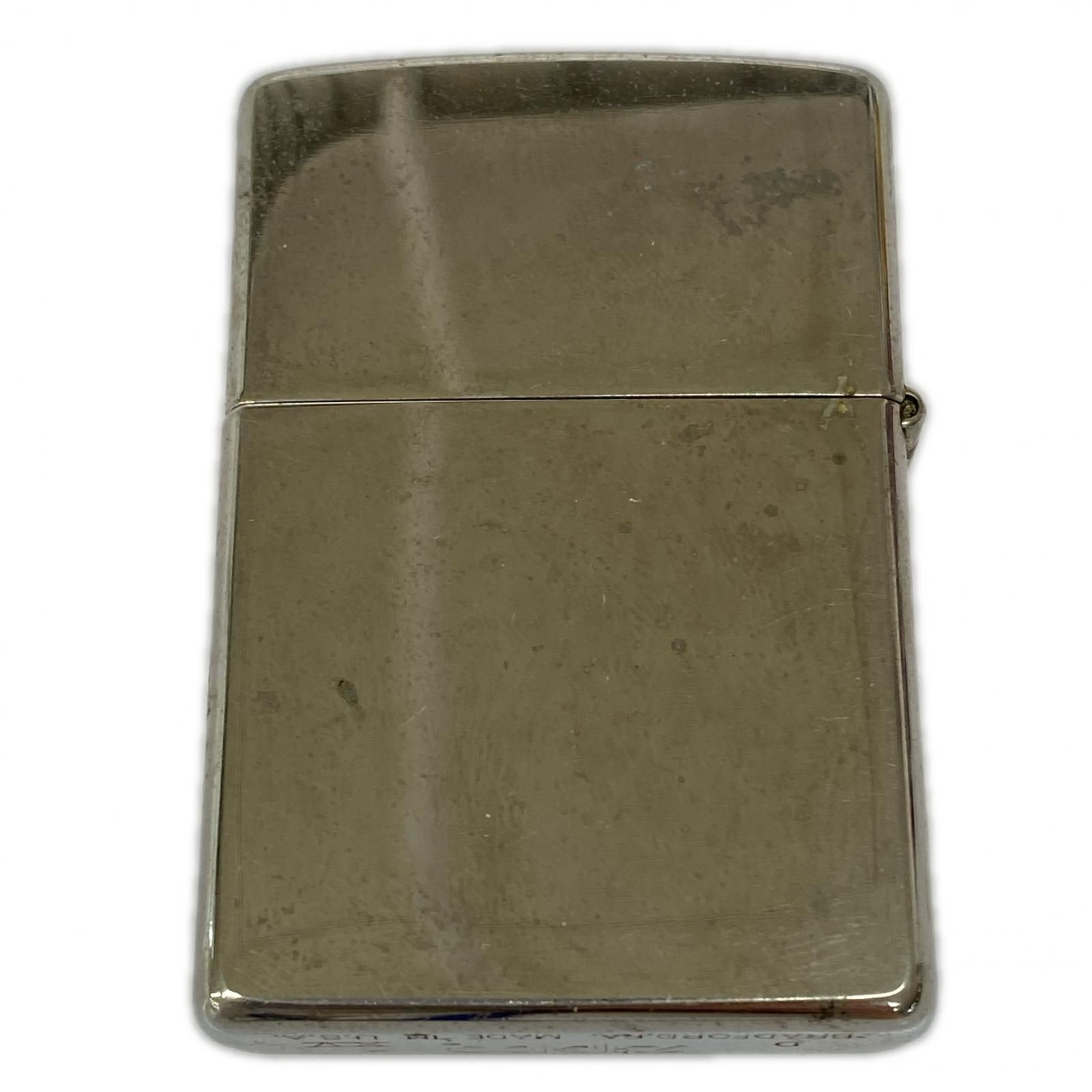 Zippo JR Yuzuru Lighter Silver Used 3cm x 1cm x 5cm