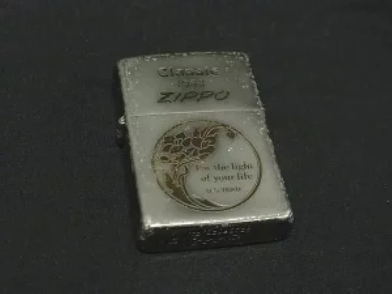 Zippo Vintage 1932 Replica Oil Lighter 1991 Silver Tone 5.5cm Smoking Accessory