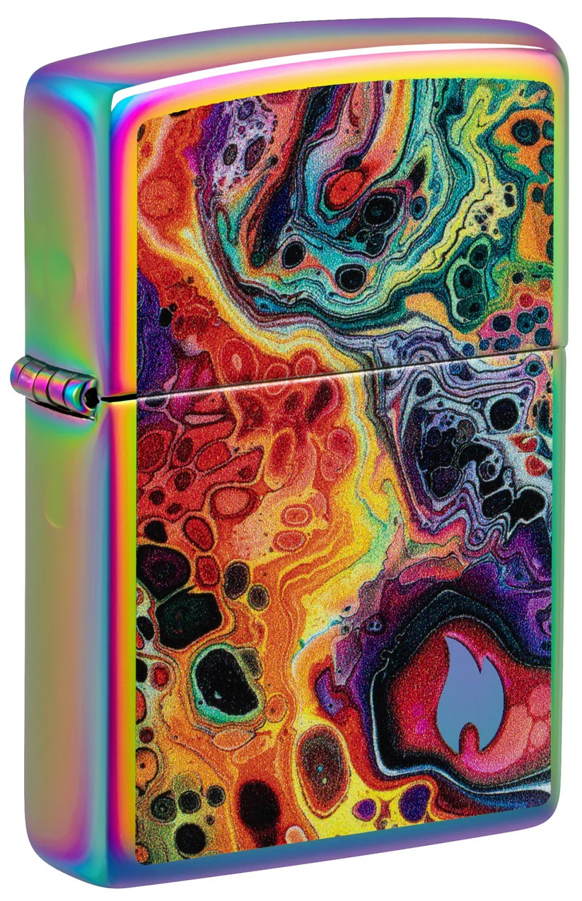 Zippo Colorful Abstract Design Color Image Multi Color 46938