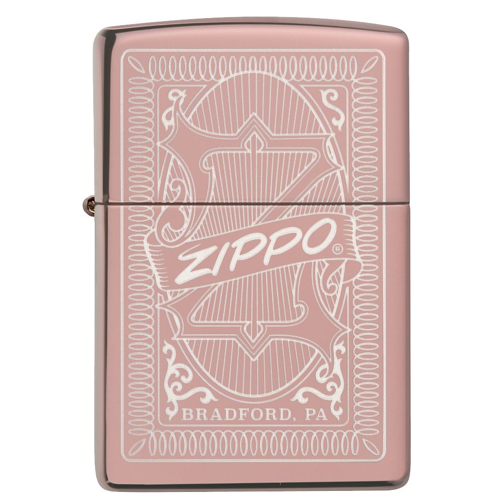 Reimagine Zippo High Polish Rose Gold Windproof Lighter, 49190-086864