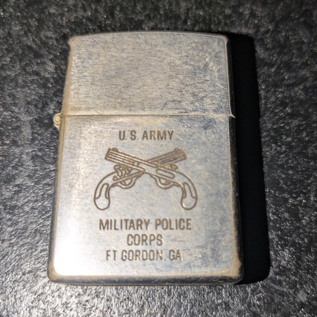Zippo U.S. Army Military Police Corps Ft Gordon GA Military Lighter