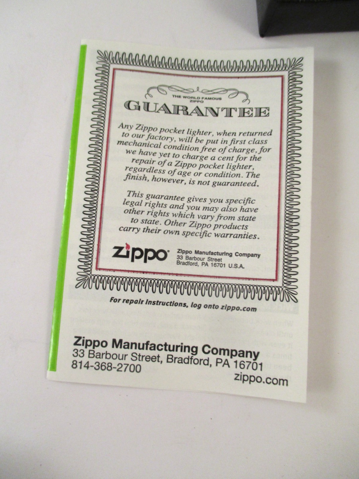2023 P-40 WARHAWK DEATH FROM ABOVE ZIPPO LIGHTER in BOX NEVER LIT