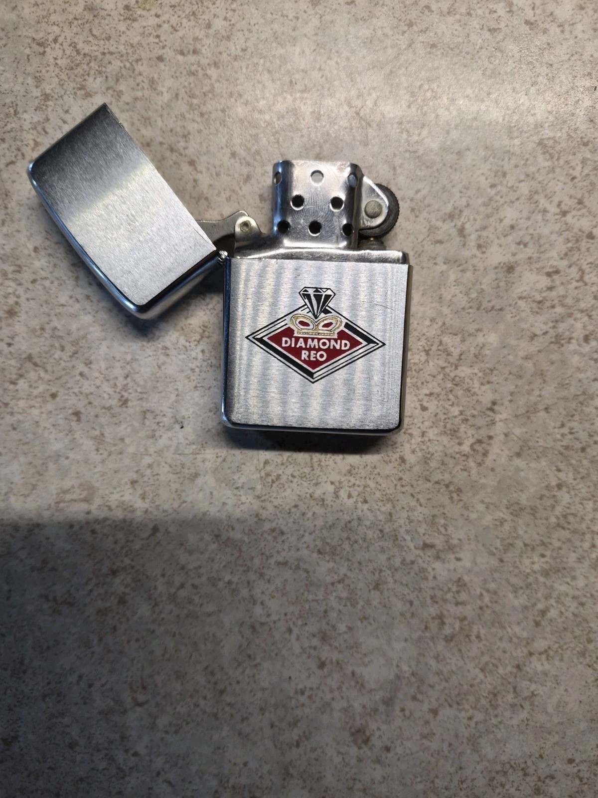 Vintage 1968 Diamond Reo Trucks Zippo Advertising Lighter