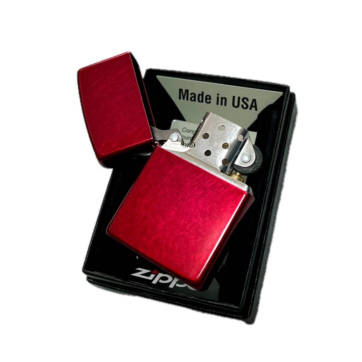 Zippo lighter items ZIPPO 21063 candy apple red Zippo America brand new