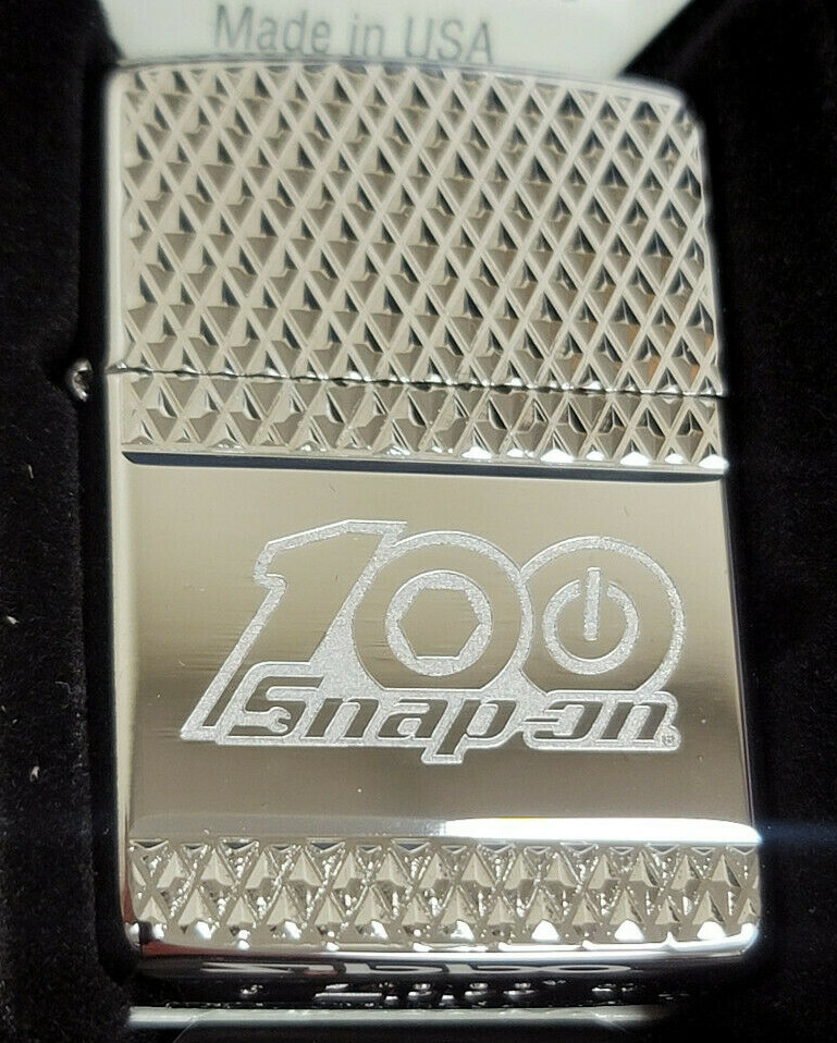 Snap-On™ Tools ZIPPO™ 100th Anniversary Logo History Collectible Lighter Limited