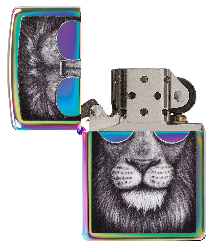 Lion in Sunglasses Spectrum Windproof Lighter, 151-064090