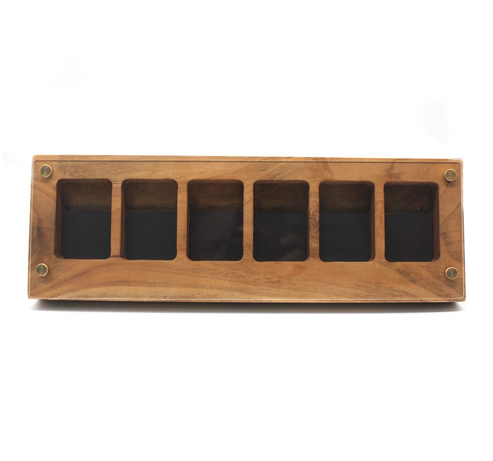Zippo Lighter Display of Six/ All Models Available Armor 1935-1941 Walnut Wood