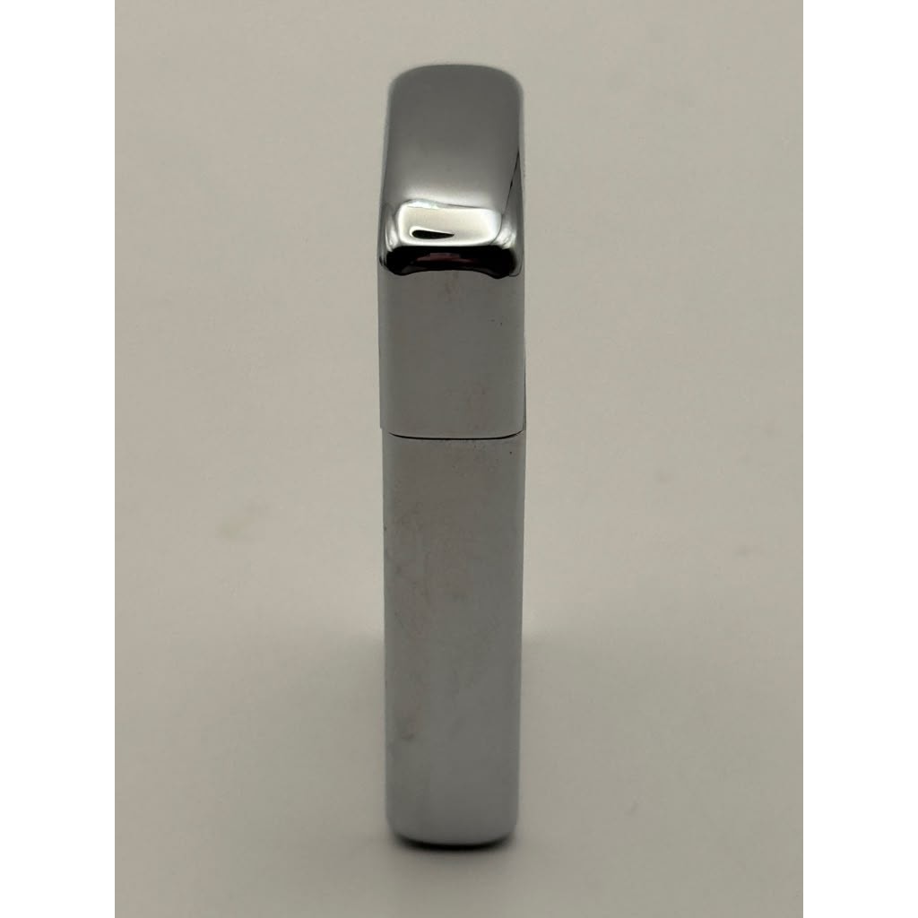 1963 Zippo Slim No 1625 H P Diagonal Chrome Lighter Original Box Vintage USA