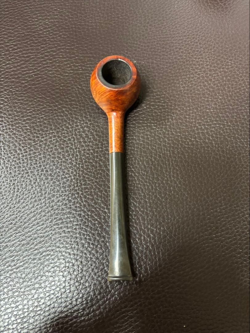 DUNHILL Wooden Pipe Set with Case 1975 Shape Code 317 Used