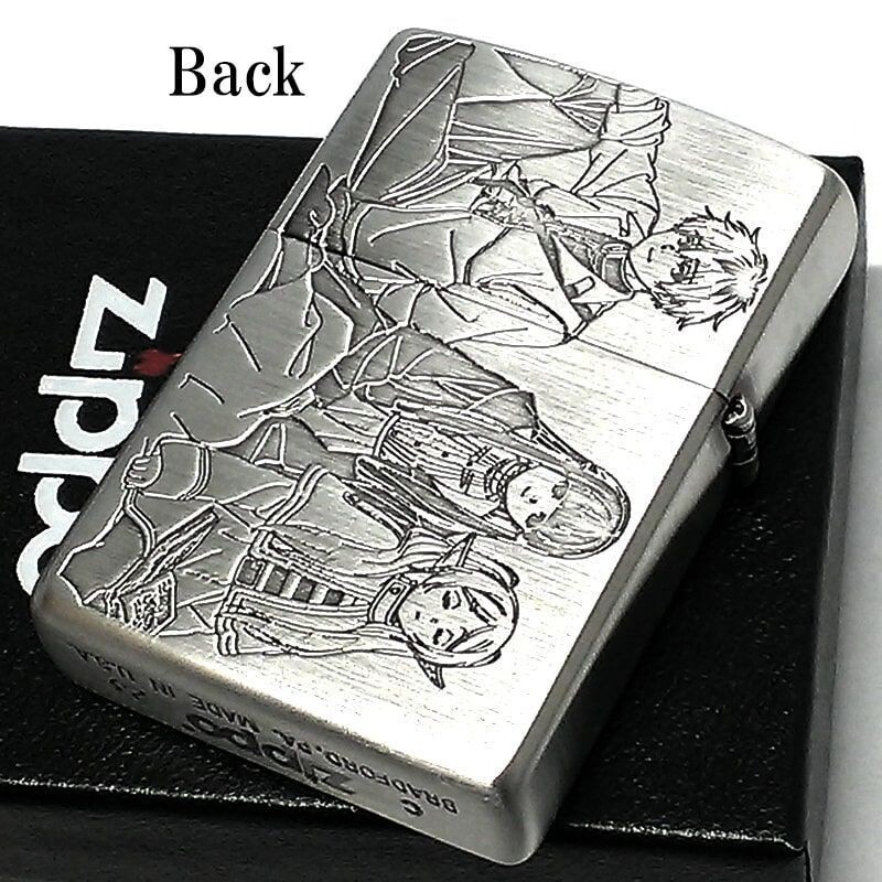 Zippo Oil Lighter Frieren Beyond Journey’s End Silver Regular Case Japan Anime